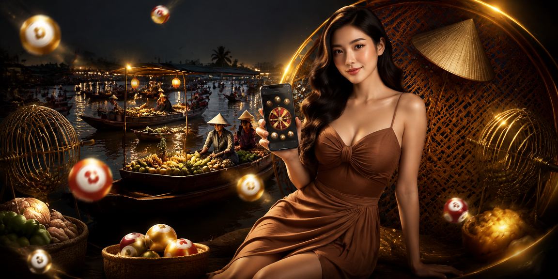 Người chơi tại Cần Thơ đặt Lô Đề online qua 788bet với nón lá truyền thống